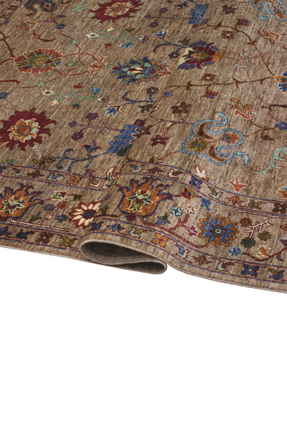 Handmade Ziegler Decorative Floral Rug, 243x177cm