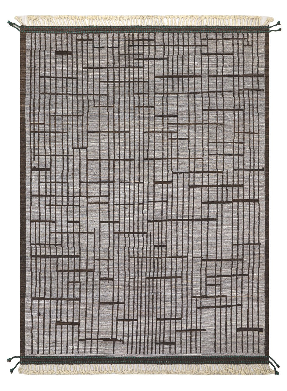 Modern design multi carpet, handmade 383x295cm