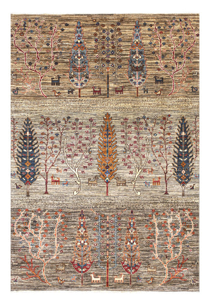 Tappeto Ziegler Decorativo floreale, fatto a mano 187x124cm