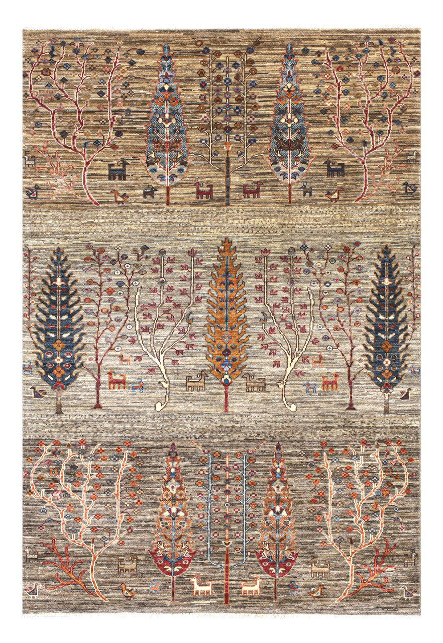 Tappeto Ziegler Decorativo floreale, fatto a mano 187x124cm