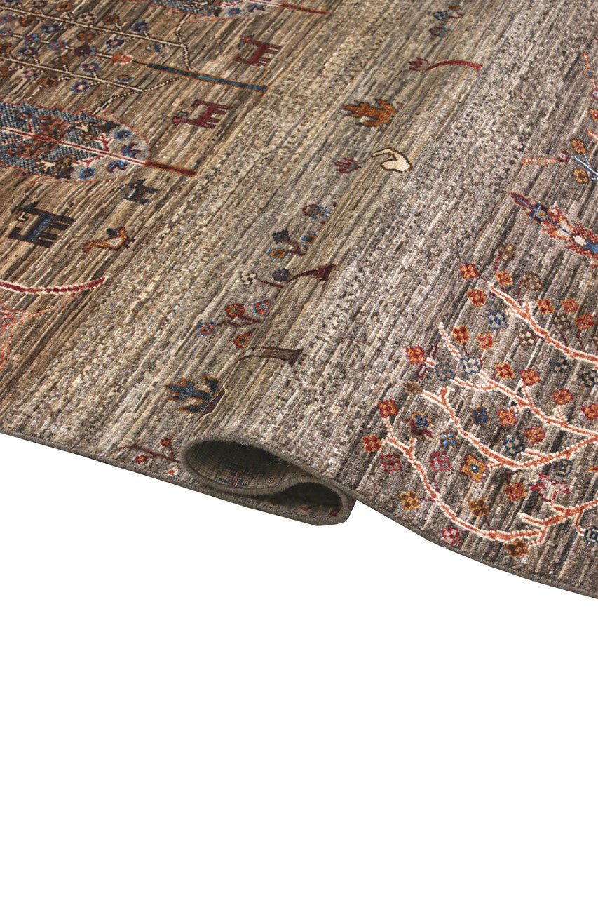 Tappeto Ziegler Decorativo floreale, fatto a mano 187x124cm