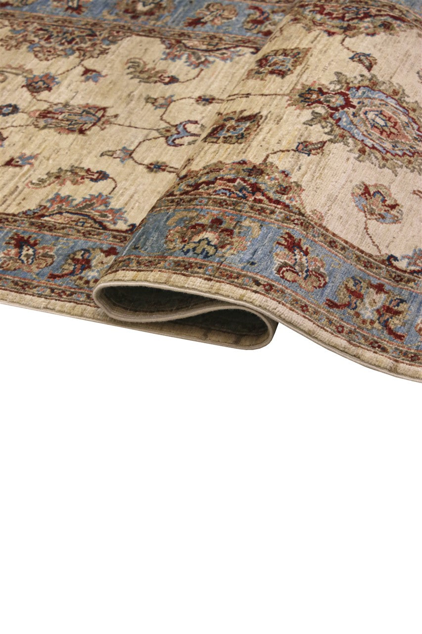 Tappeto Ziegler Farahan premium in lana, fatto a mano 306x87cm