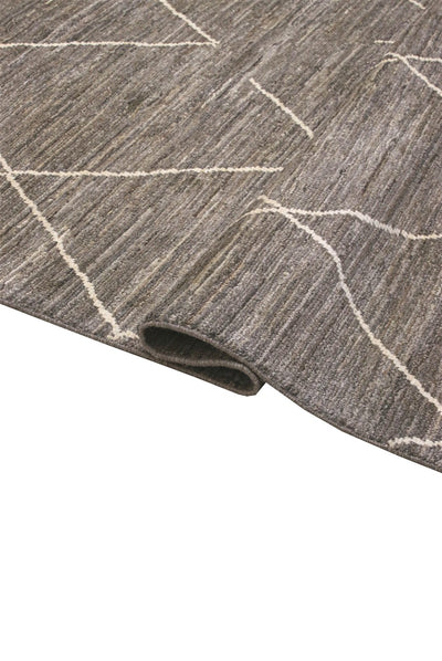 Tappeto design moderno marrone , fatto a mano 416x305cm - CarpetLiving