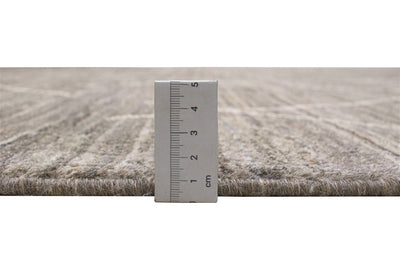 Tappeto design moderno marrone , fatto a mano 416x305cm - CarpetLiving