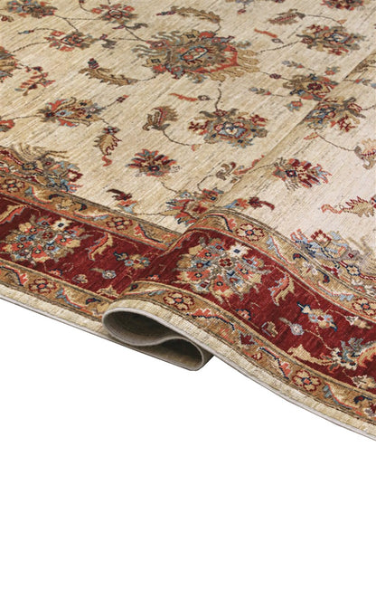 Handmade Premium Ziegler Farahan Wool Rug, 246x179cm