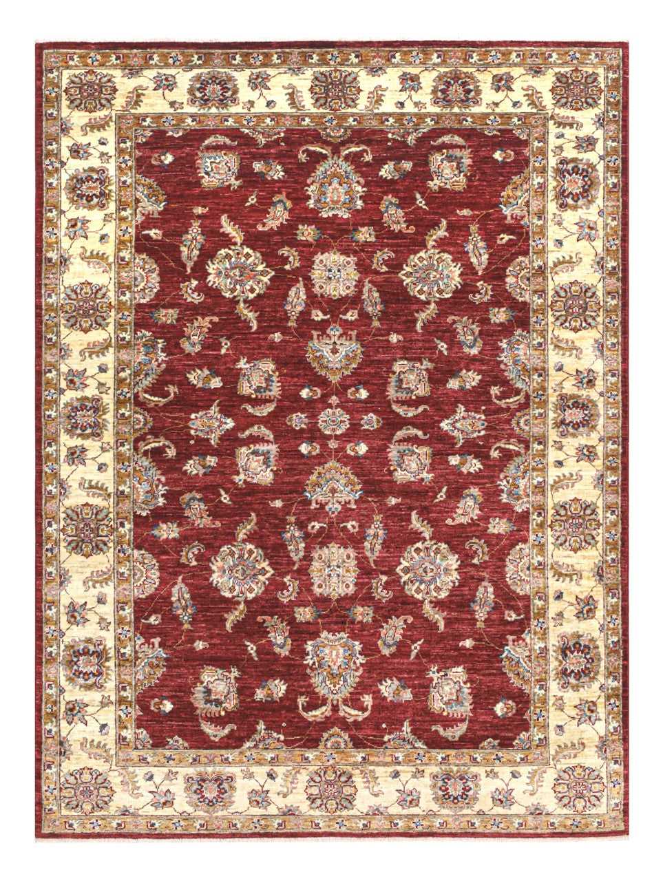 Handmade Premium Ziegler Farahan Wool Rug, 241x175cm