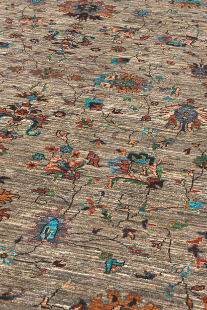 Handmade Ziegler Decorative Floral Rug, 243x174cm