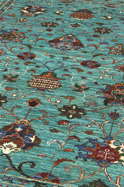 Handmade Ziegler Decorative Floral Rug, 240x173cm