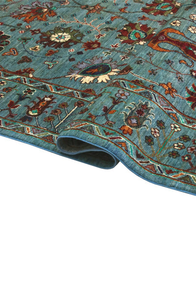 Handmade Ziegler Decorative Floral Rug, 246x176cm