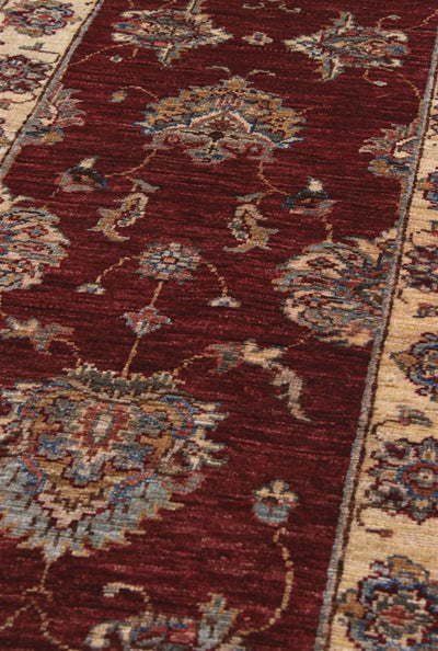 Tappeto Ziegler Farahan premium in lana, fatto a mano 187x60cm - CarpetLiving