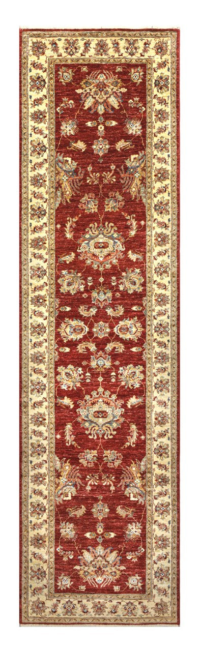 Tappeto Ziegler Farahan premium in lana, fatto a mano 306x83cm - CarpetLiving