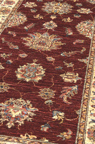 Tappeto Ziegler Farahan premium in lana, fatto a mano 252x80cm - CarpetLiving