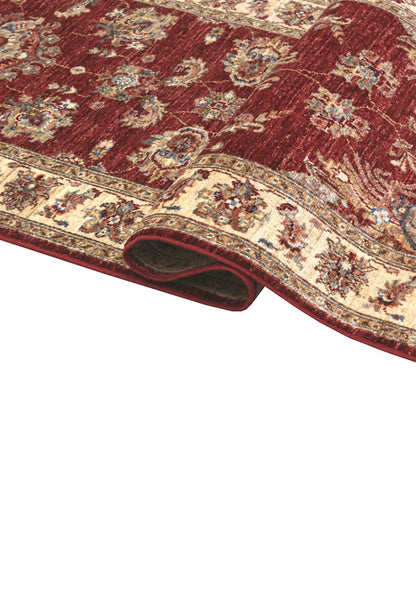 Tappeto Ziegler Farahan premium in lana, fatto a mano 308x87cm