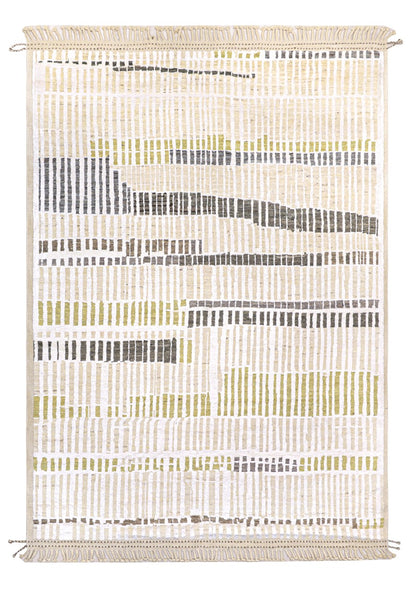 Tappeto design moderno multicolore stile berbero, fatto a mano 376x279cm