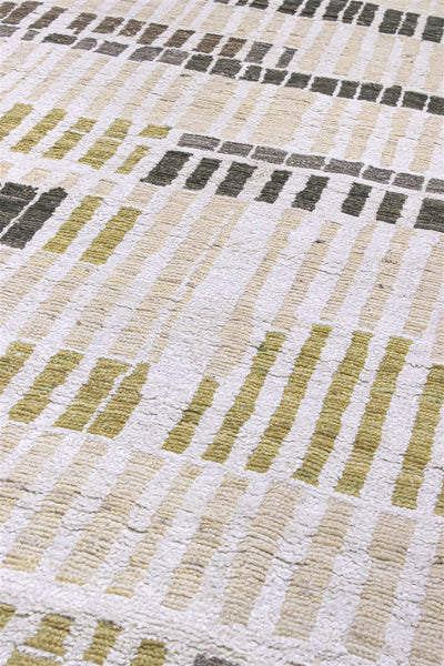 Tappeto design moderno multicolore stile berbero, fatto a mano 376x279cm - CarpetLiving
