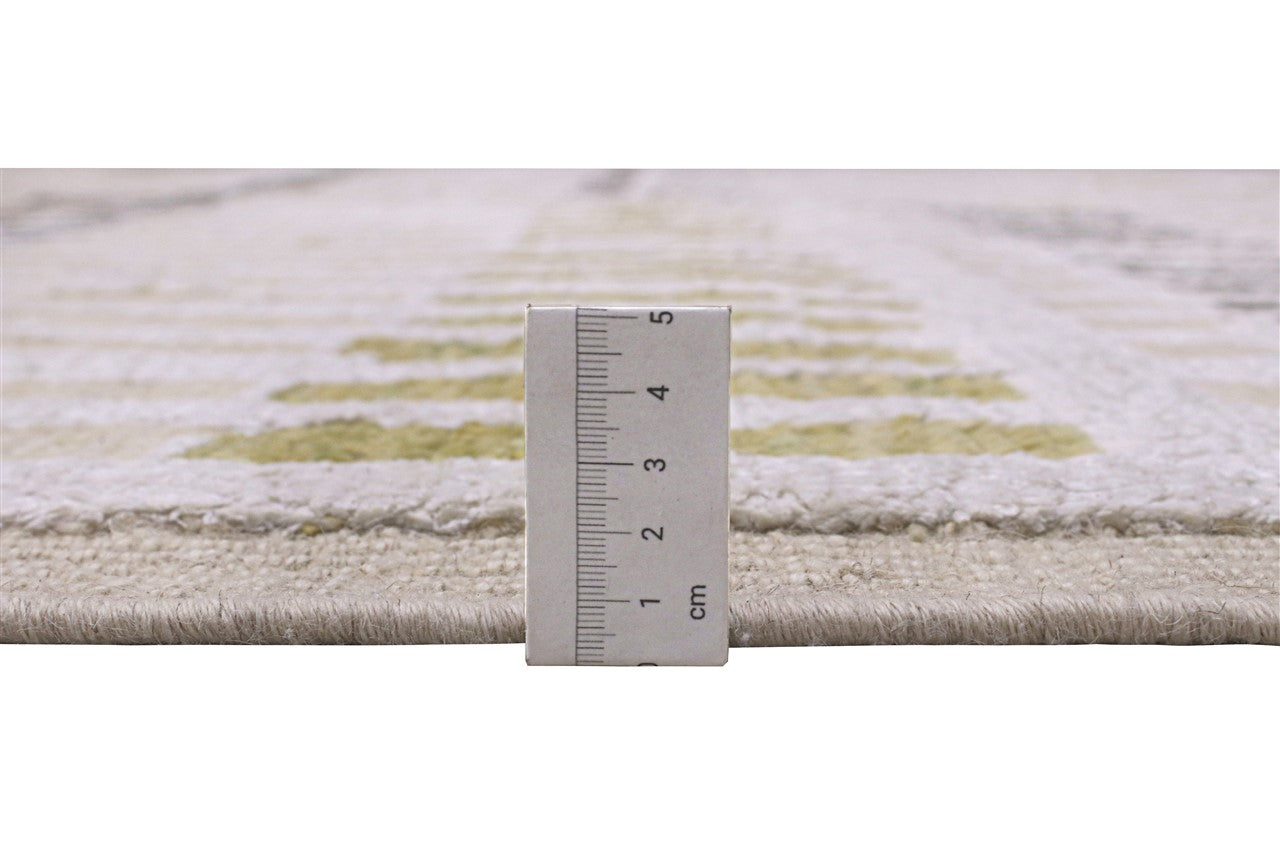 Modern design multi Berber style carpet, handmade 376x279cm