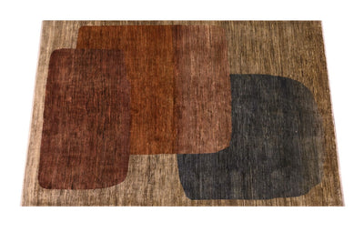 Tappeto moderno di design, fatto a mano, multicolore,  273x225cm - CarpetLiving