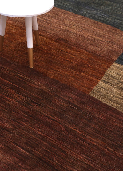 Tappeto moderno di design, fatto a mano, multicolore,  273x225cm - CarpetLiving