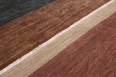 Tappeto moderno di design, fatto a mano, multicolore,  273x225cm - CarpetLiving