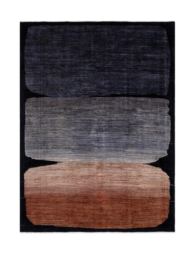 Tappeto moderno di design, fatto a mano, multicolore,  301x220cm - CarpetLiving