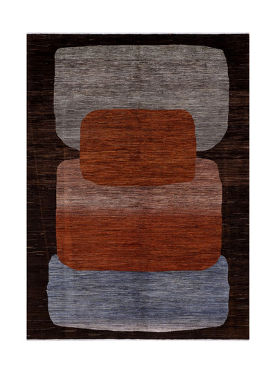 Tappeto moderno di design, fatto a mano, multicolore,  305x221cm - CarpetLiving