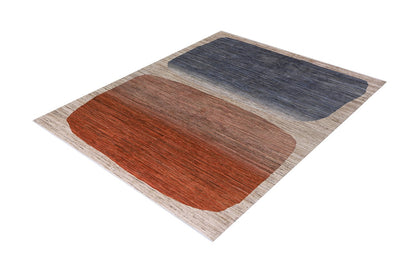 Modern design wool carpet, handmade, multi, 289x218cm