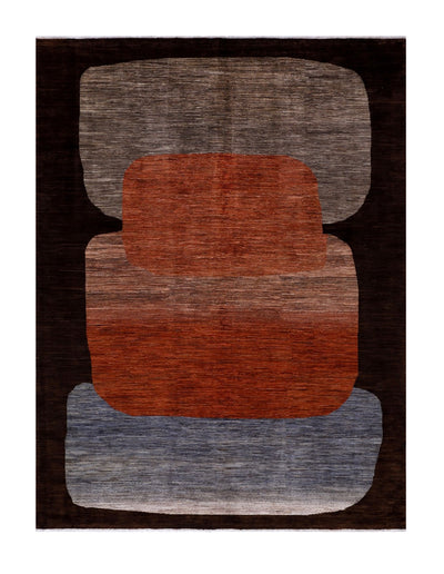 Tappeto moderno di design, fatto a mano, multicolore,  296x220cm - CarpetLiving