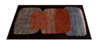Tappeto moderno di design, fatto a mano, multicolore,  296x220cm - CarpetLiving