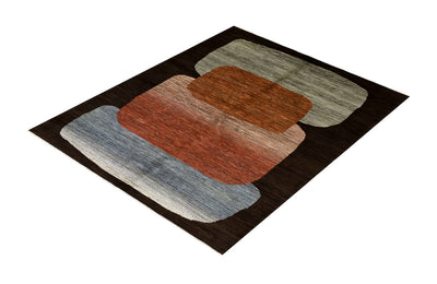Tappeto moderno di design, fatto a mano, multicolore,  251x177cm - CarpetLiving