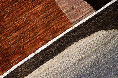Tappeto moderno di design, fatto a mano, multicolore,  251x177cm - CarpetLiving