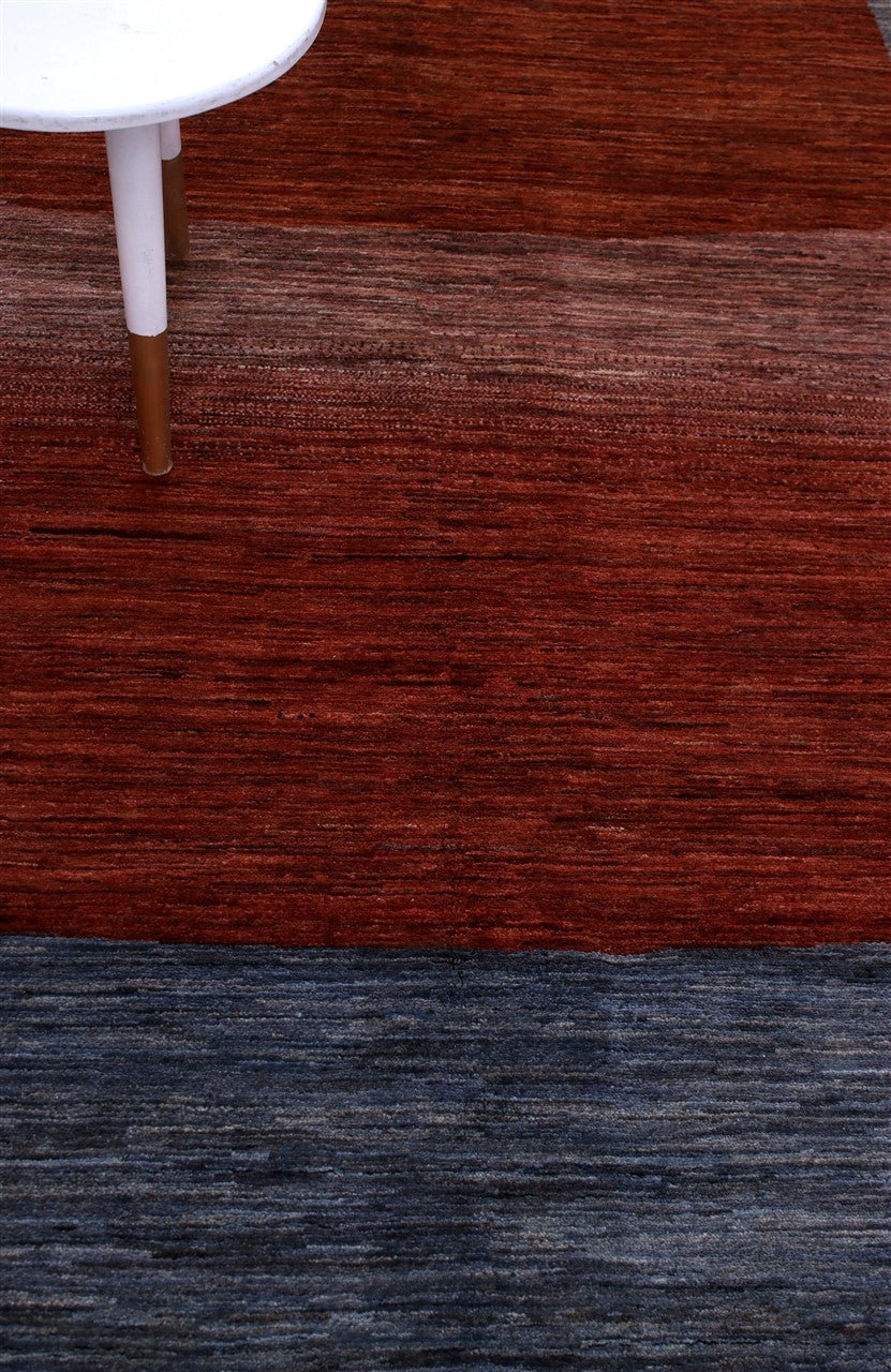 Tappeto moderno di design, fatto a mano, multicolore,  235x176cm