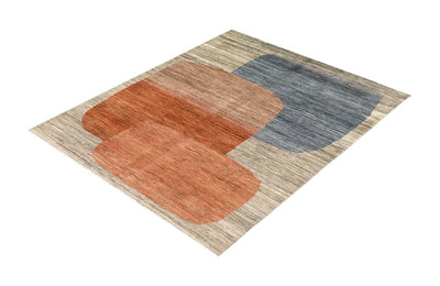 Tappeto moderno di design, fatto a mano, multicolore,  241x174cm - CarpetLiving