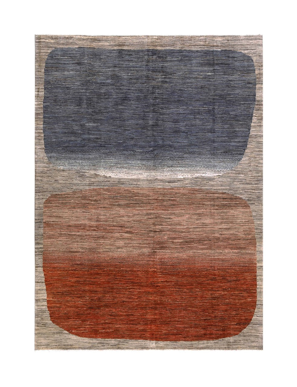 Tappeto moderno di design, fatto a mano, multicolore,  243x176cm