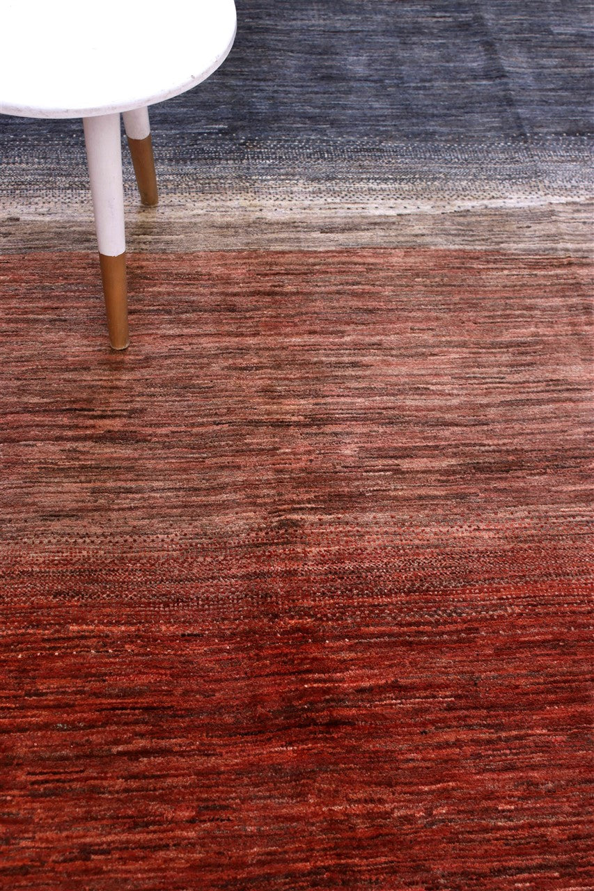 Tappeto moderno di design, fatto a mano, multicolore,  243x176cm