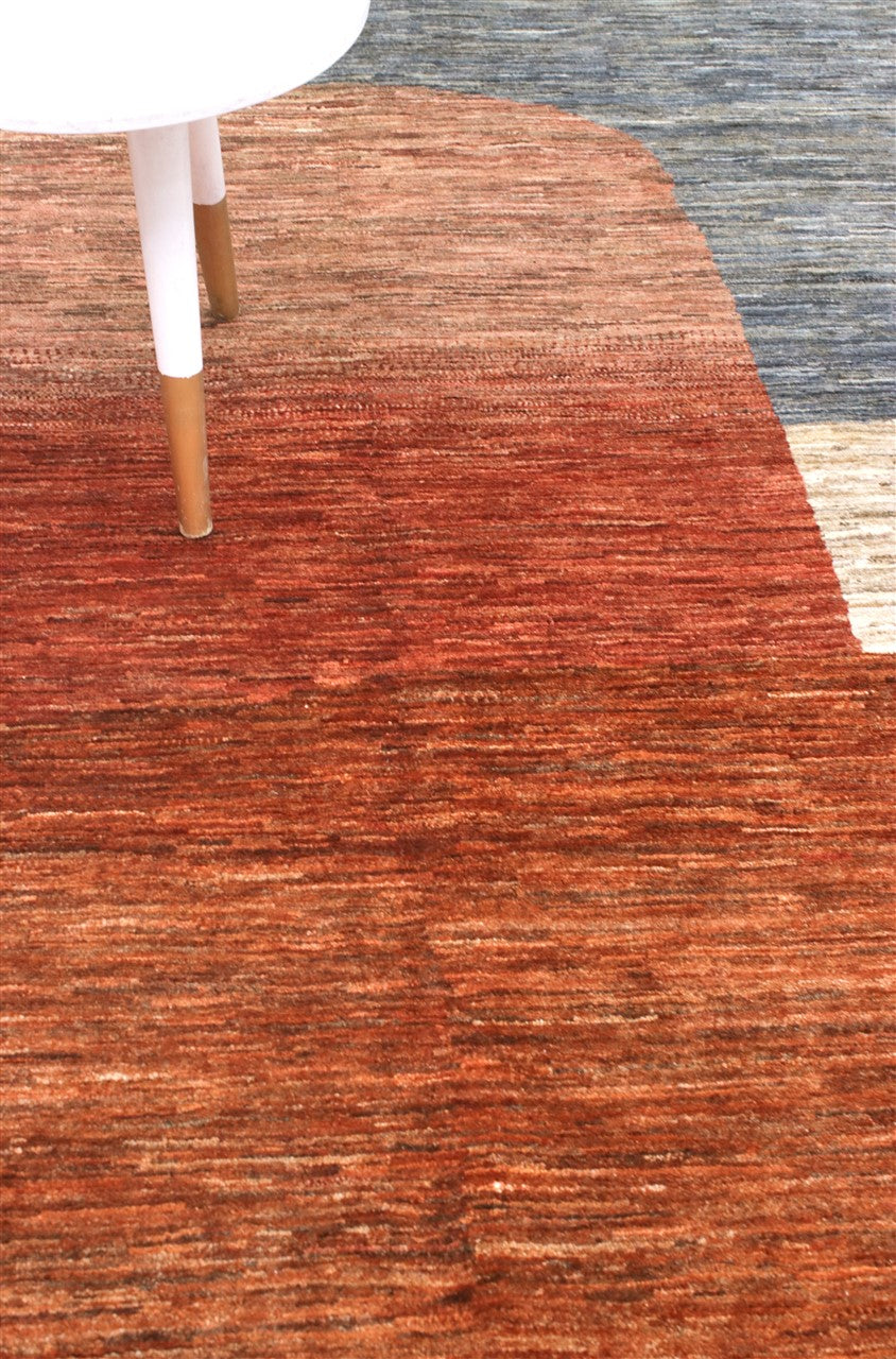 Tappeto moderno di design, fatto a mano, multicolore,  238x173cm