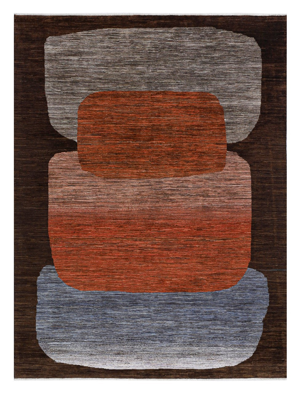 Tappeto moderno di design, fatto a mano, multicolore,  235x174cm