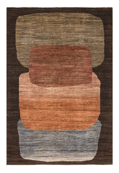 Tappeto moderno di design, fatto a mano, multicolore,  242x167cm - CarpetLiving