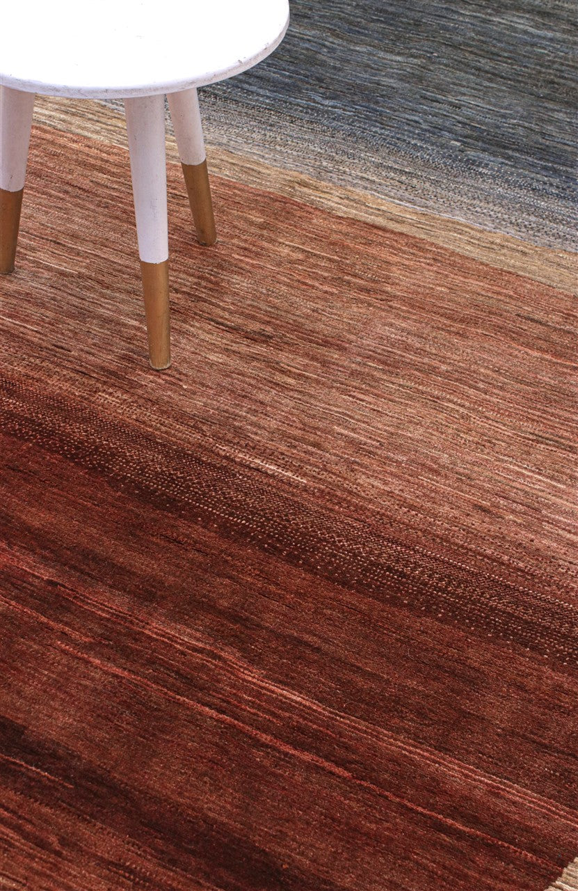 Tappeto moderno di design, fatto a mano, multicolore,  238x170cm
