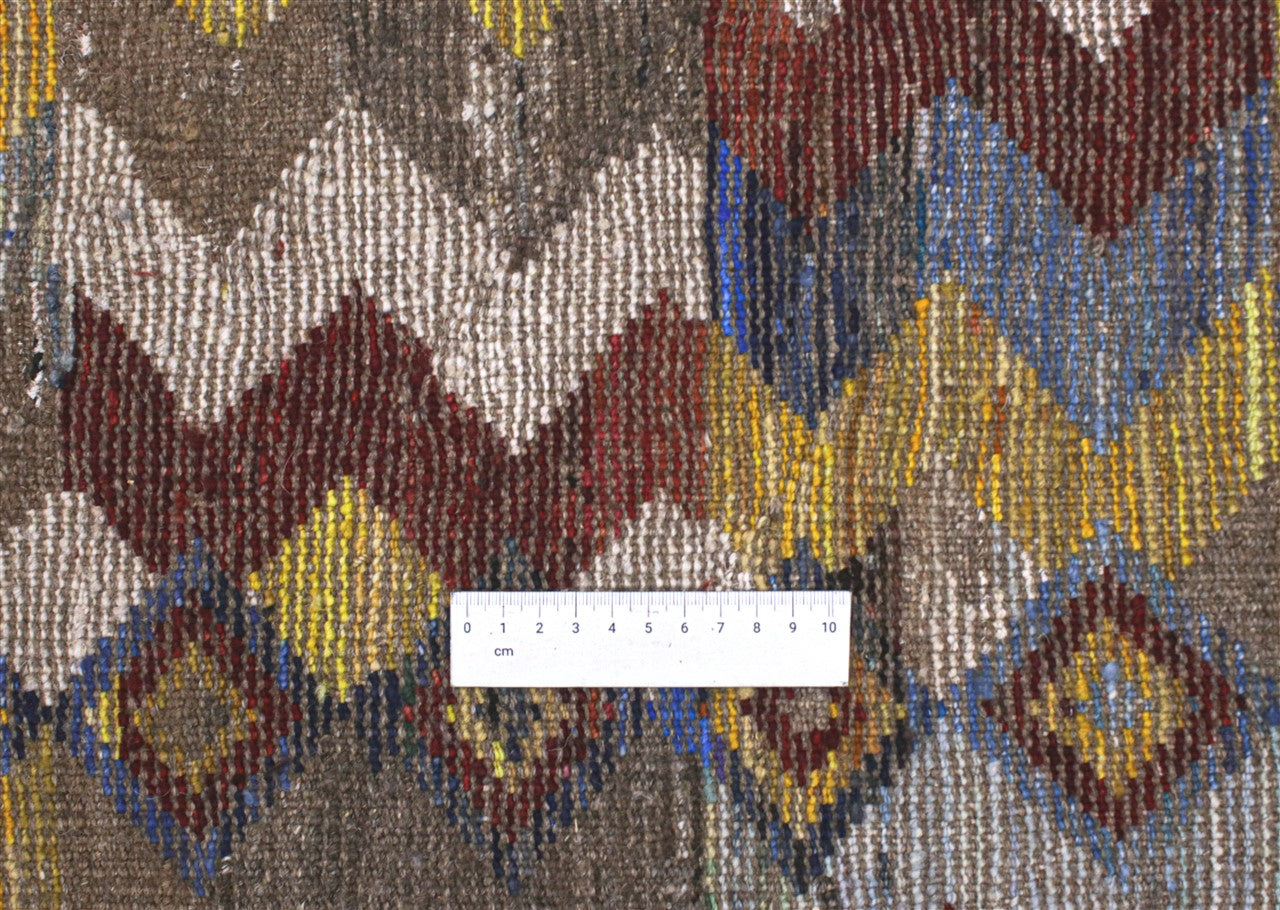 Taimany - Multicolor Tribal Wool Rug - Hand-Knotted 189x132cm