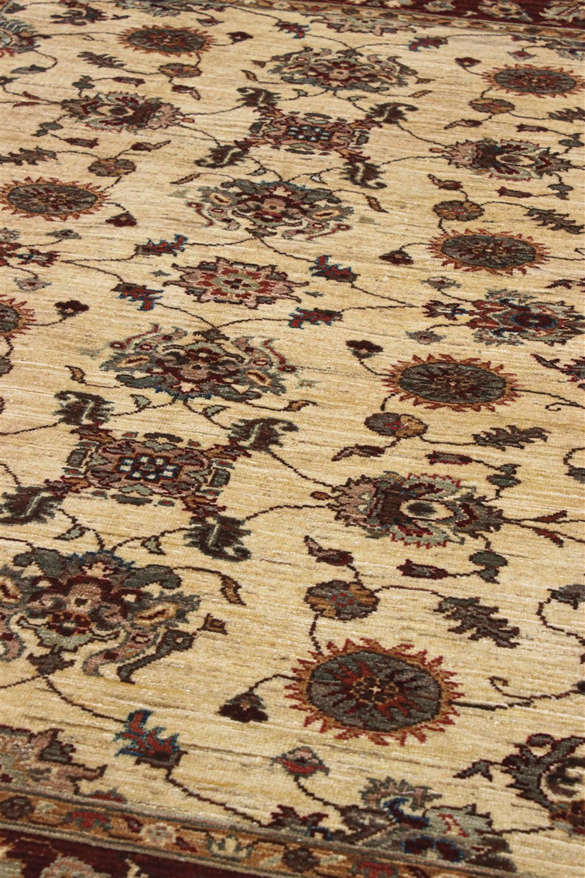 Handmade Premium Ziegler Farahan Wool Rug, 209x151cm