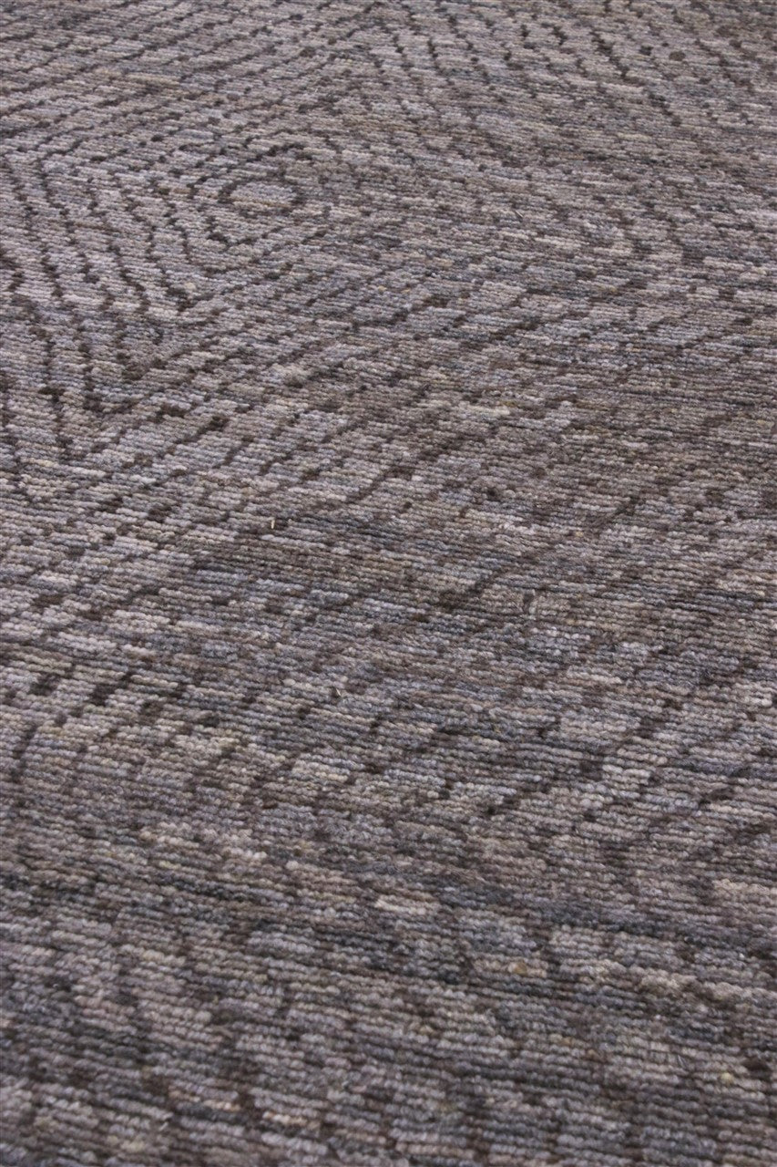 Modern design multi Berber style carpet, handmade 353x295cm