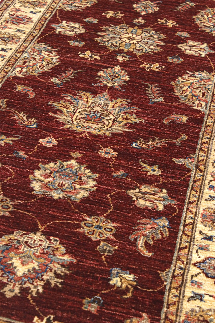 Tappeto Ziegler Farahan premium in lana, fatto a mano 250x83cm