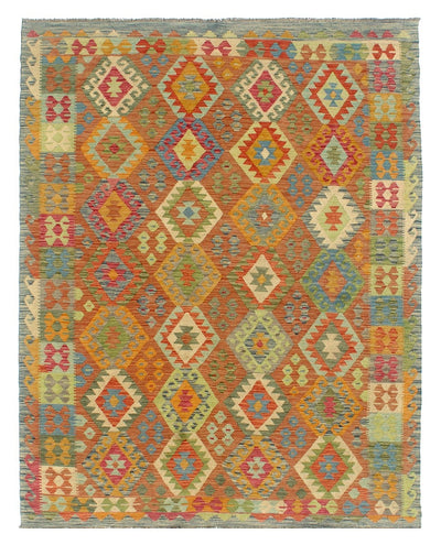 Tappeto Kilim Kaudani Afghan fatto a mano multicolore 292x206cm - CarpetLiving