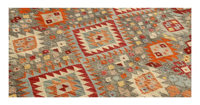 Tappeto Kilim Kaudani Afghan fatto a mano multicolore 295x217cm - CarpetLiving