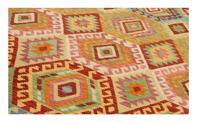 Kaudani Afghan Kilim 291x207 cm, Hand-Woven Wool