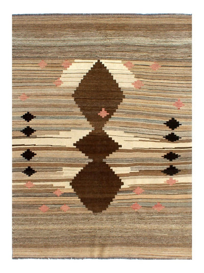 Tappeto Kilim moderno in lana multicolore 244x180cm - CarpetLiving