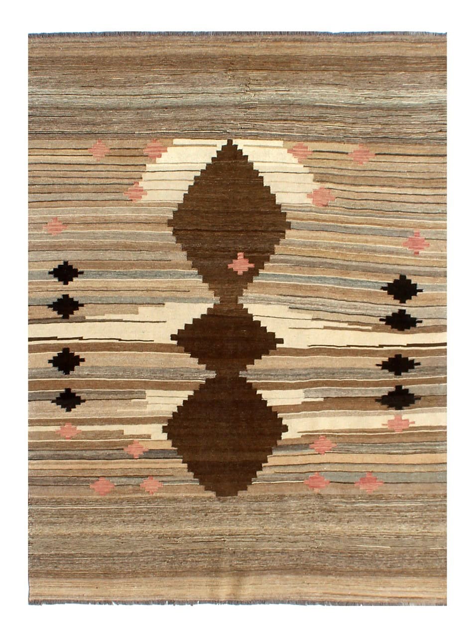 Modern wool Kilim carpet multi 244x180cm