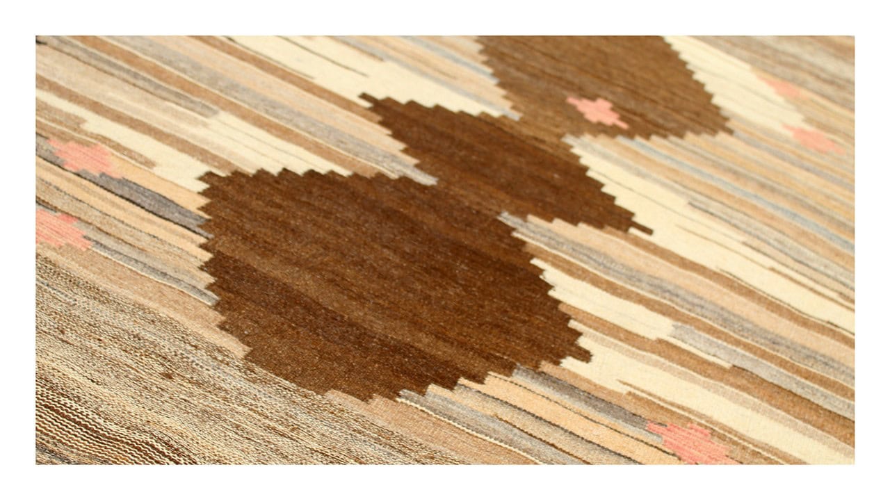 Modern wool Kilim carpet multi 244x180cm
