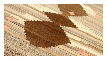 Modern wool Kilim carpet multi 244x180cm