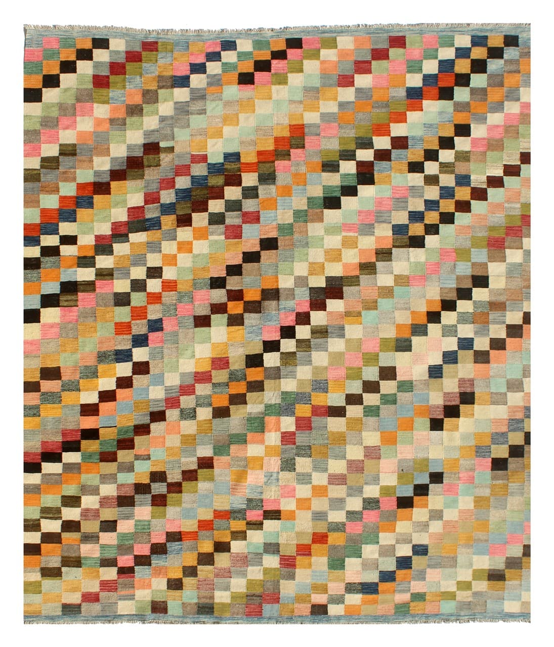 Tappeto Kilim Kaudani Afghan fatto a mano multicolore 393x305cm